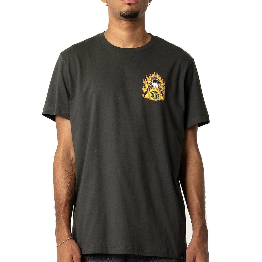 Camiseta Lost Wizard Oversized SM26 Masculina Preto