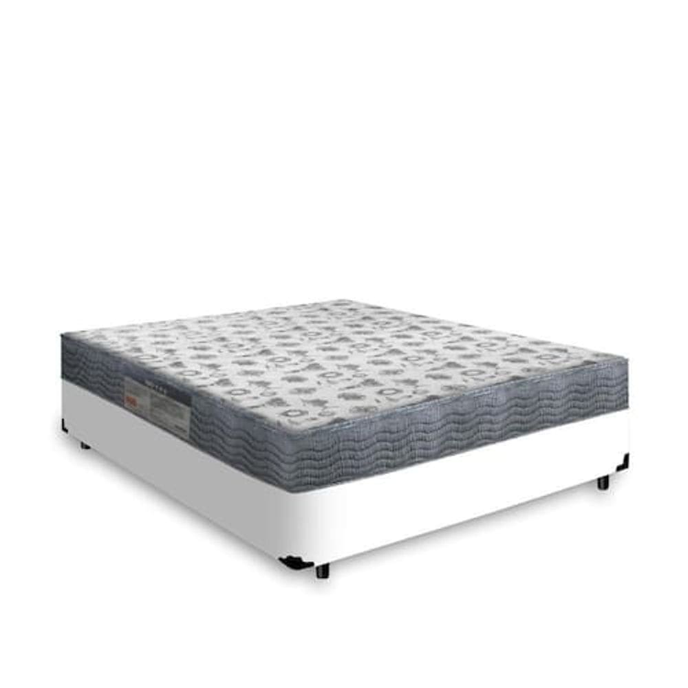 Cama Box + Colchão Viuvo ISO 100 D33 - Ortobom - 128x188x53cm - Preto