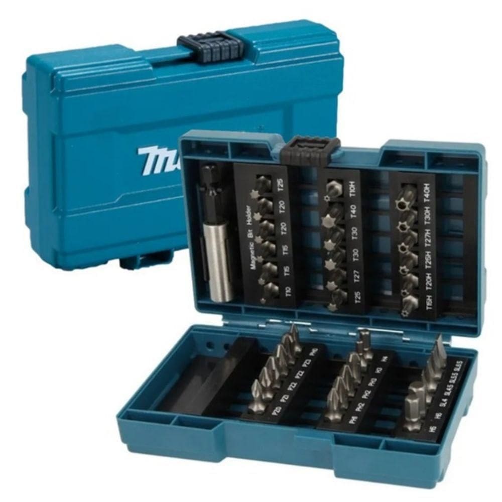 Jogo De 37 Peças De Ponta Bits Makita