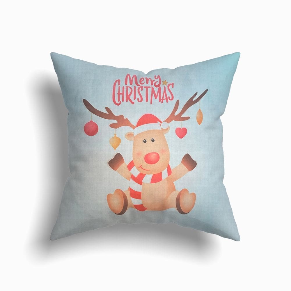 Capa De Almofada Decorativa Natal Papai Noel 43x43 Estampa 02