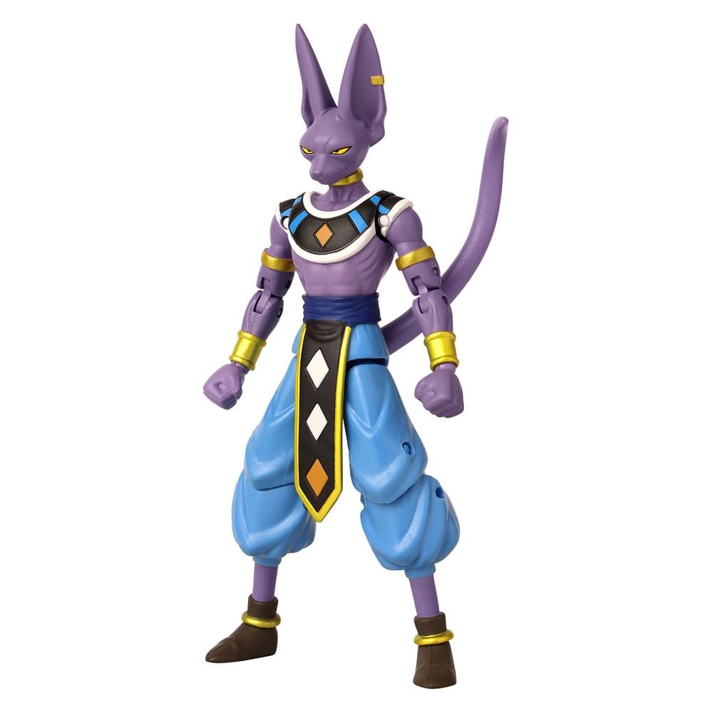 Boneco de ação Dragon Ball Super Dragon Stars Beerus V2 6.5”