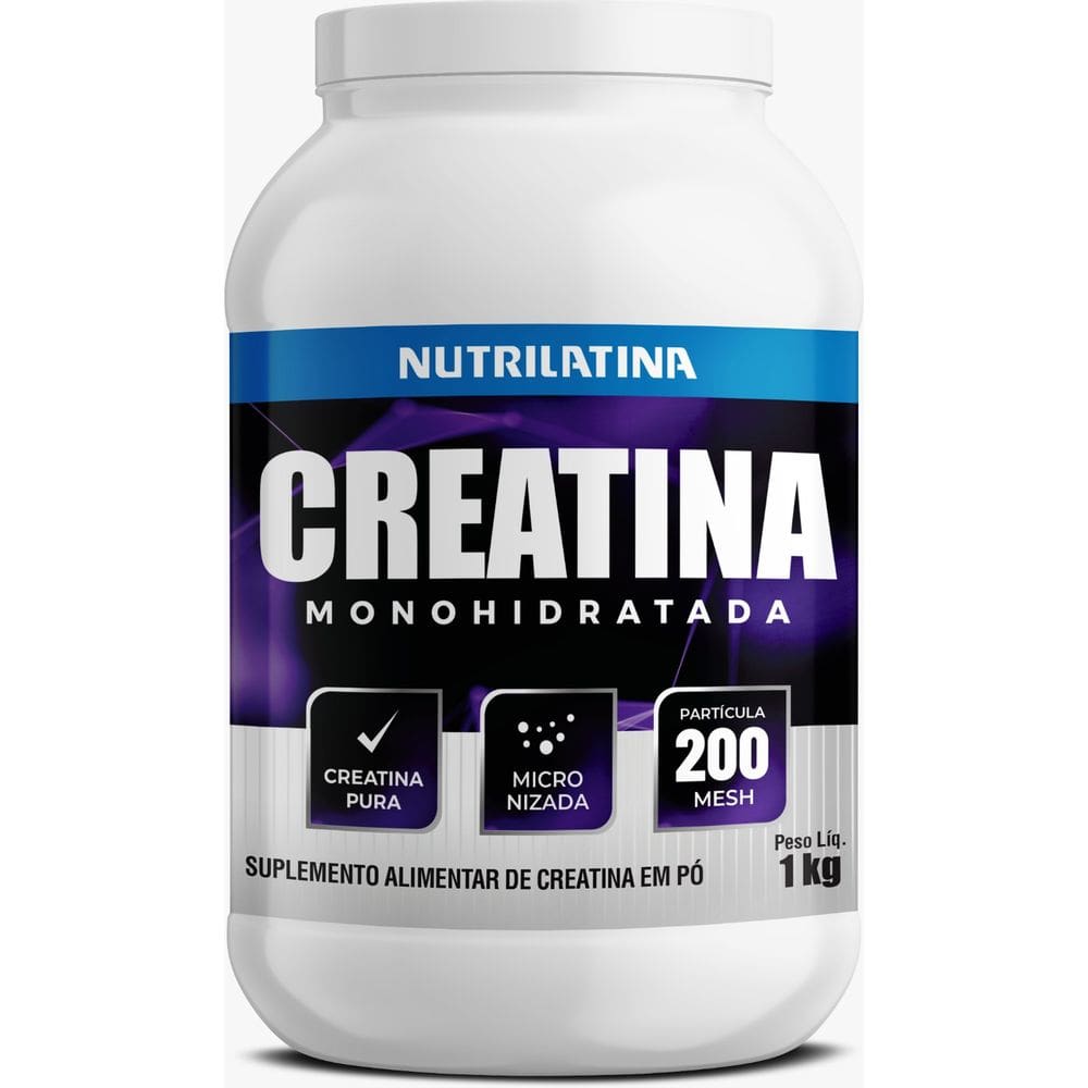 CREATINA Nutrilatina 1000g - SEM GLUTEM