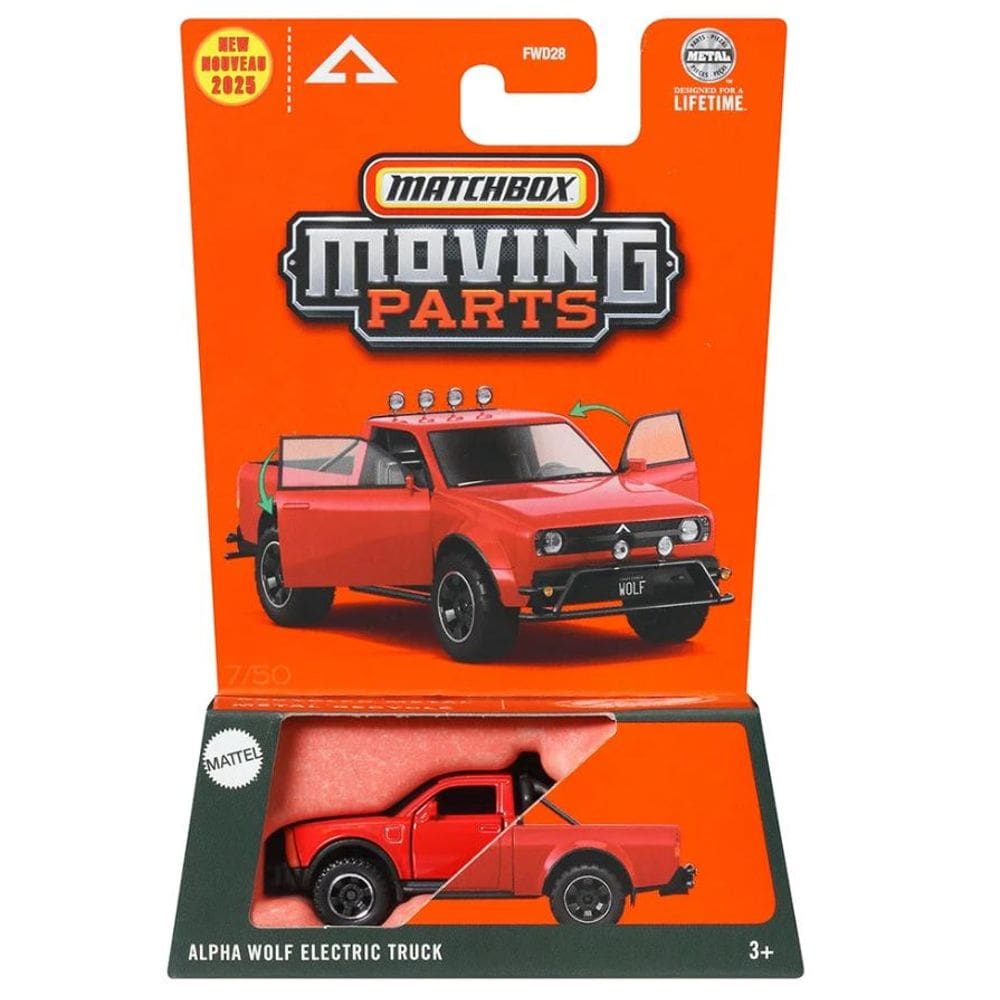 Carrinho - Alpha Wolf Eletric Truck MATTEL