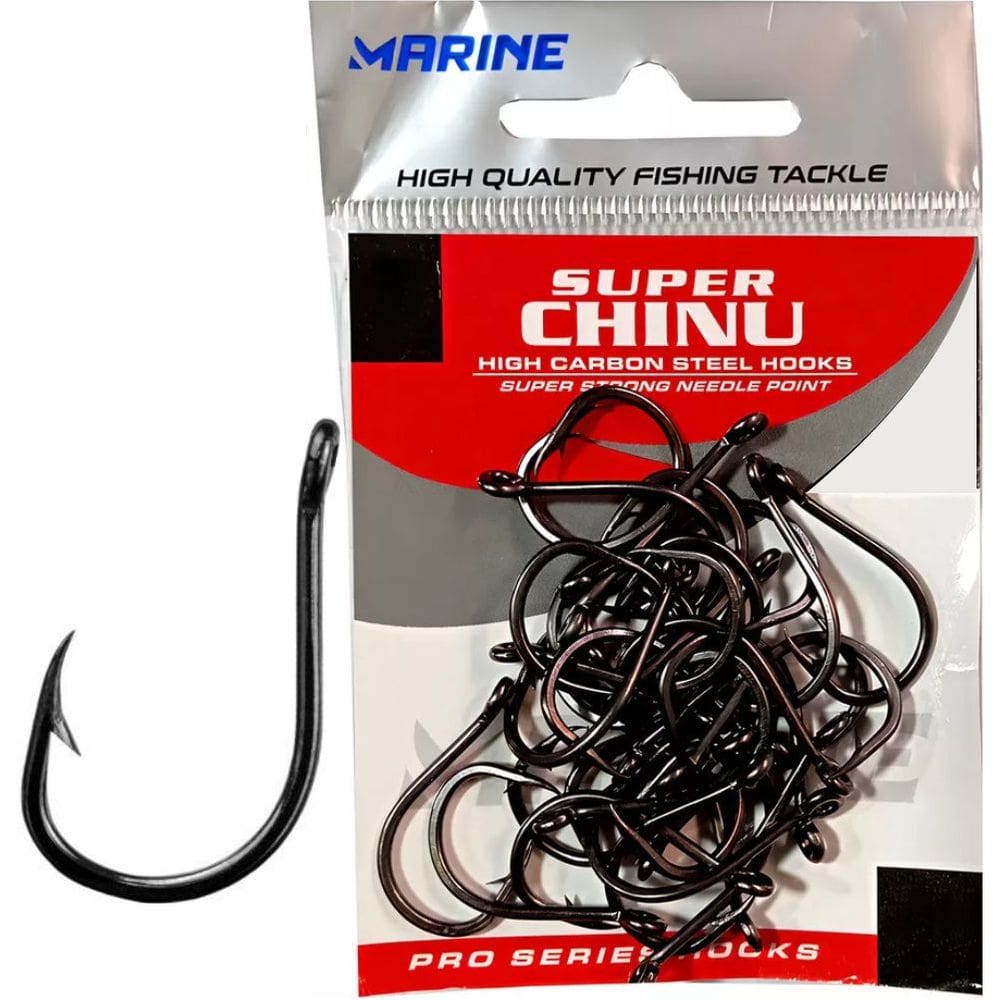 Anzol Marine Sports Super Chinu 09 Black Nickel 30 Pçs