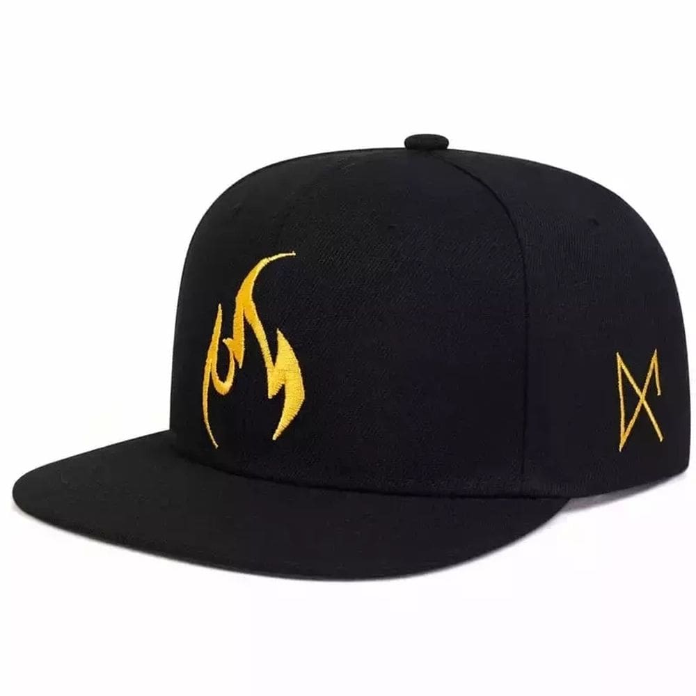 Boné Beisebol Snapback Unissex Bordado Aba Reta