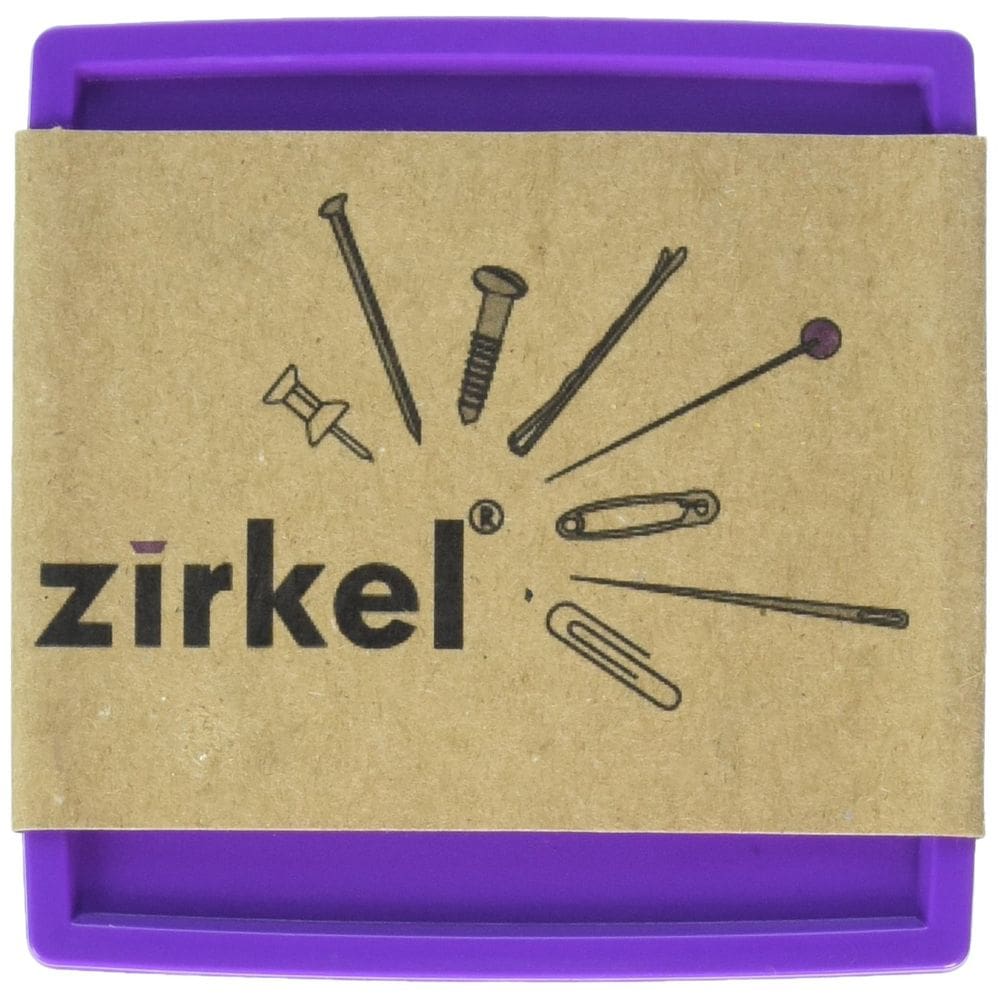 Almofada magnética Slaige Zirkel de algodão roxo de 10 cm