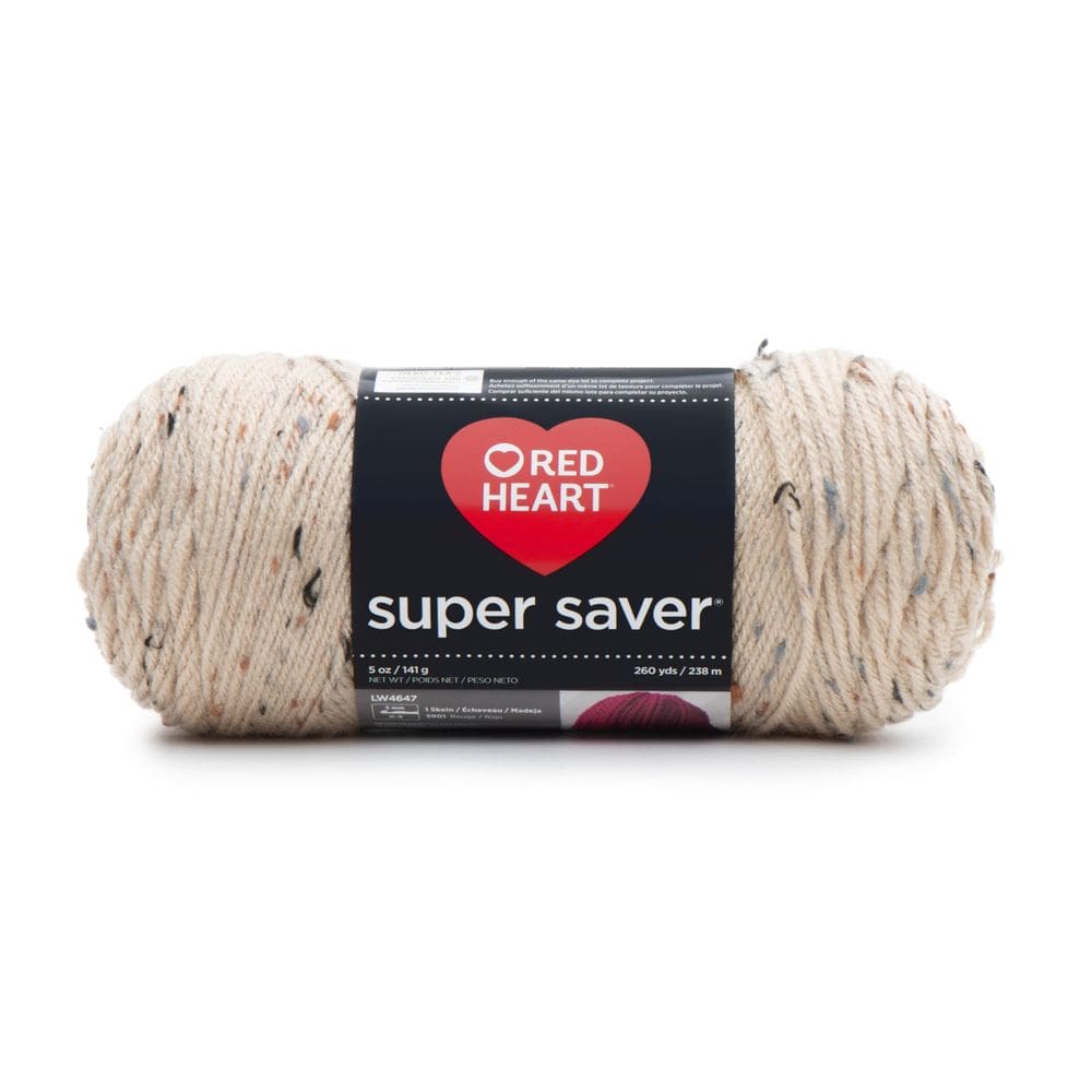 Fio RED HEART Super Saver Buff Fleck 260 metros