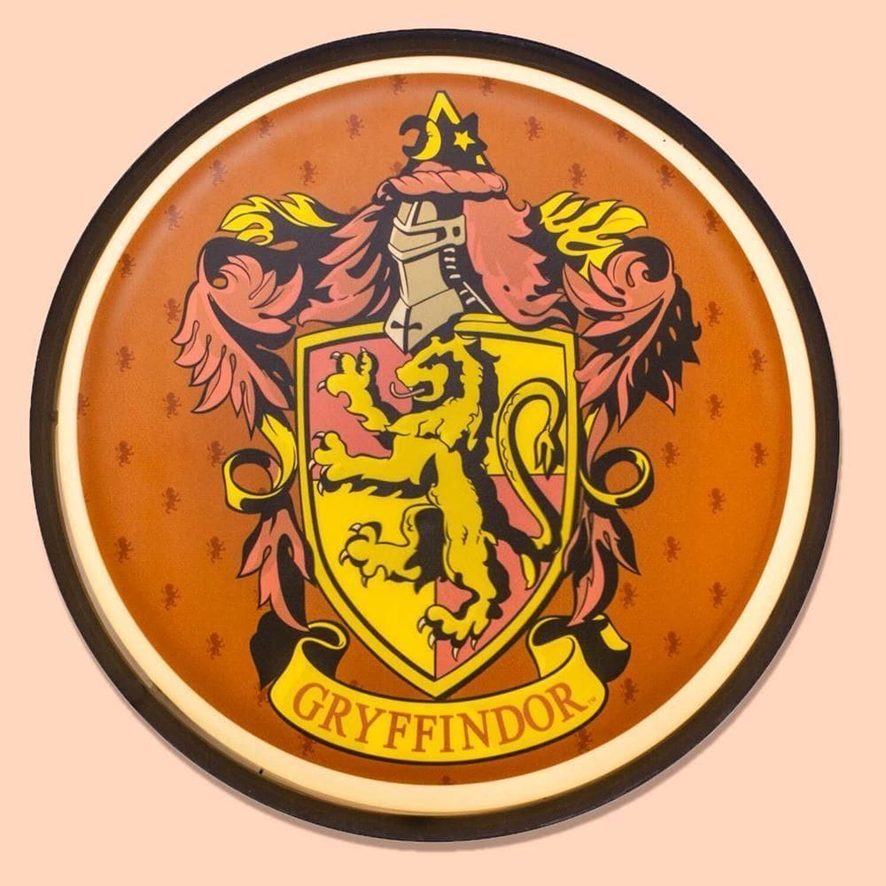 Luminária Mágica Gryffindor: Iluminação Inspirada Na Coragem Dos Bruxos De Hogwarts
