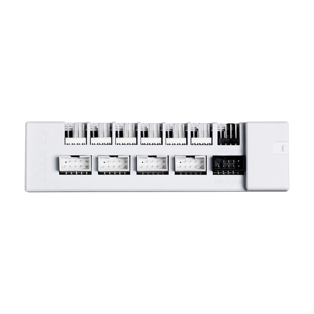 Hub USB e PWM Fans Lian Li Edge Para Fontes Gold Branco