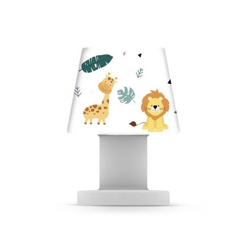 Luminária De Mesa Safari - Design Elegante E Compacto Para Ambientes Aconchegantes