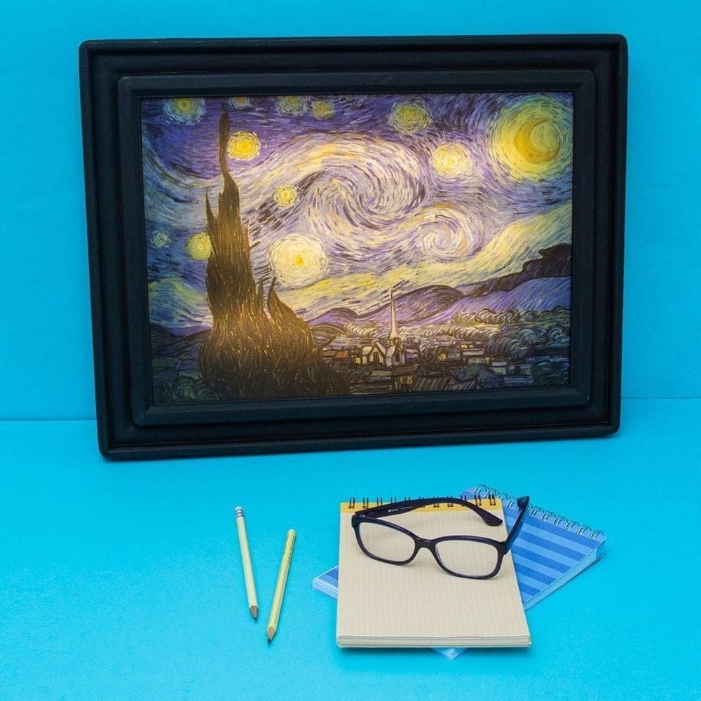 Luminária Artística Noite Estrelada ? Decoração Inspirada Em Van Gogh