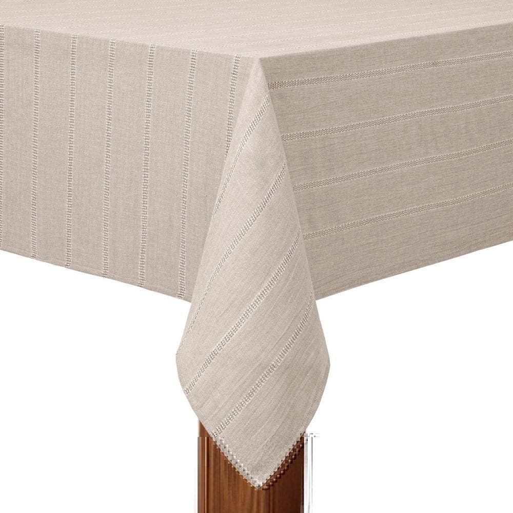Toalha De Mesa Copa E Cia Dubbo Natural - 10 Lugares Retangular - 180 X 320 Cm
