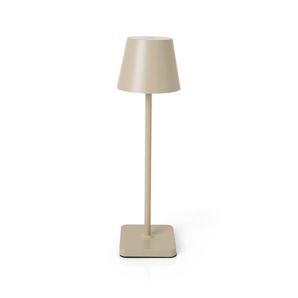 Luminária De Mesa Copa E Cia Tátil Regulável Ross Taupe