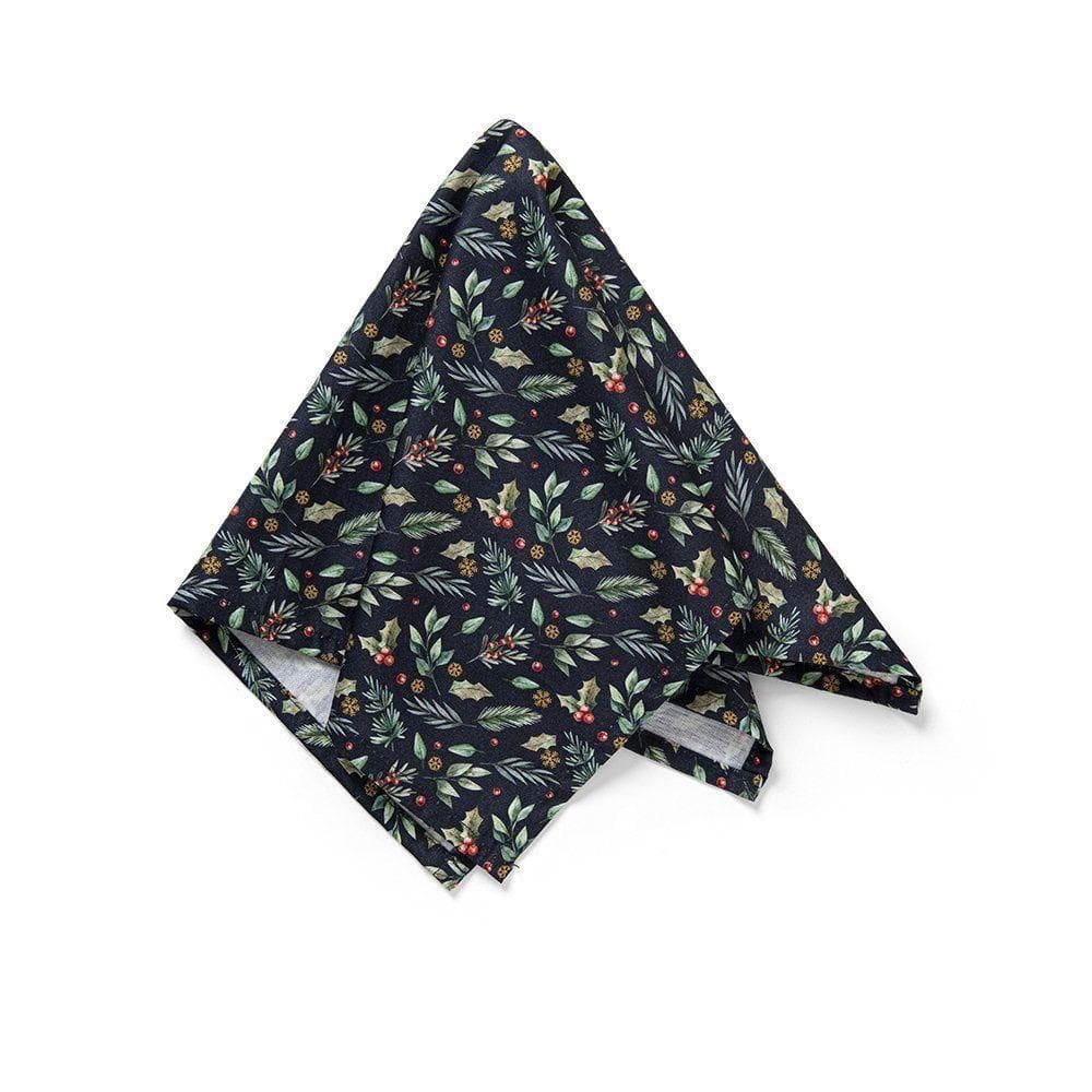 Guardanapo Copa E Cia 4 Peças Home 45x45cm Natal Folhas Natalinas