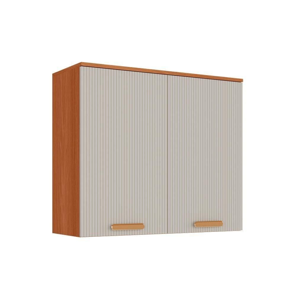 Armário Aéreo Itatiaia Itafriz 80cm Em Madeira Cinamomo Fendi