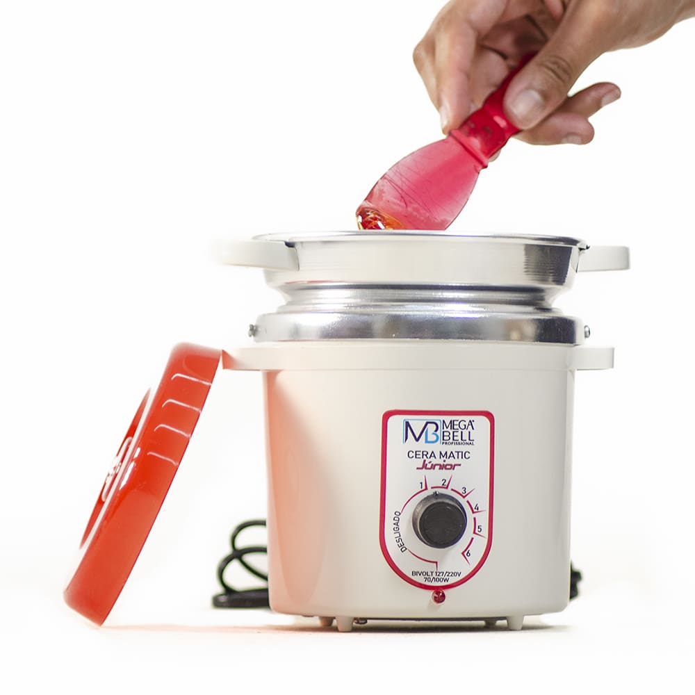 Aquecedor Cera Matic Junior MegaBell c/ Refil 400g Vermelho