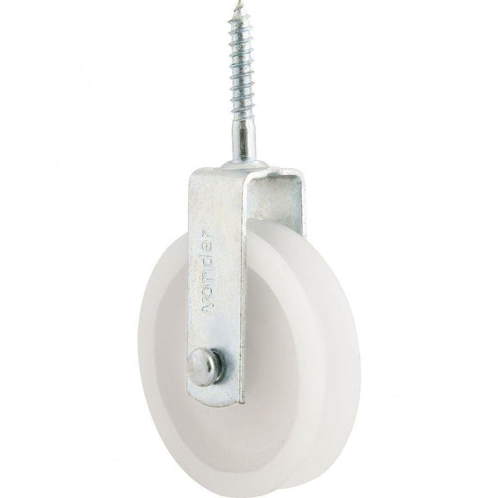 Roldana Plástica 4cm Com Parafuso 15kg Vonder
