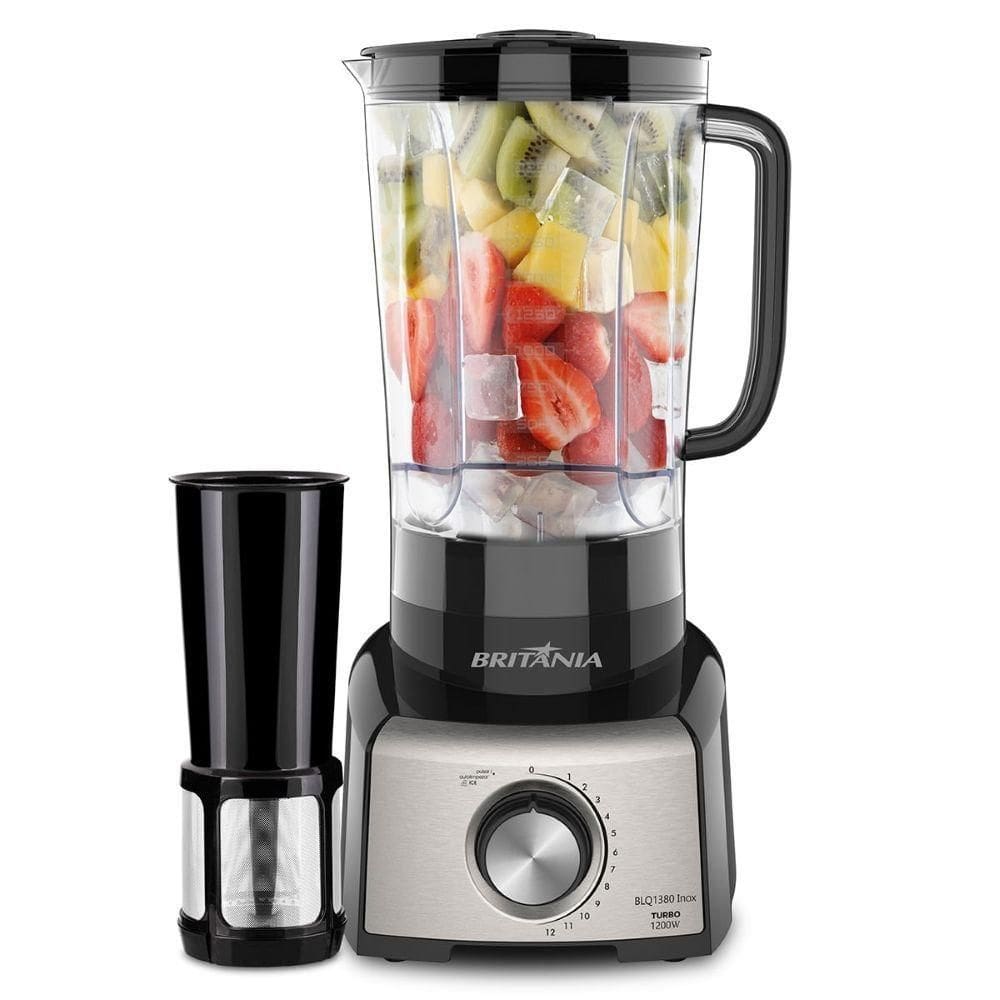 Liquidificador Blq1380p 1200W Britânia 3L Inox 110V
