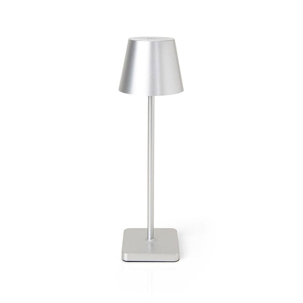 Luminária De Mesa Copa E Cia Tátil Regulável Ross Silver