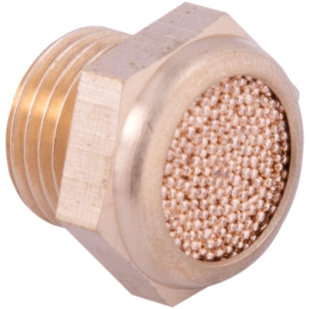 Silenciador De Ar Curto De Cobre Rosca 1-8`` Bsp Vonder