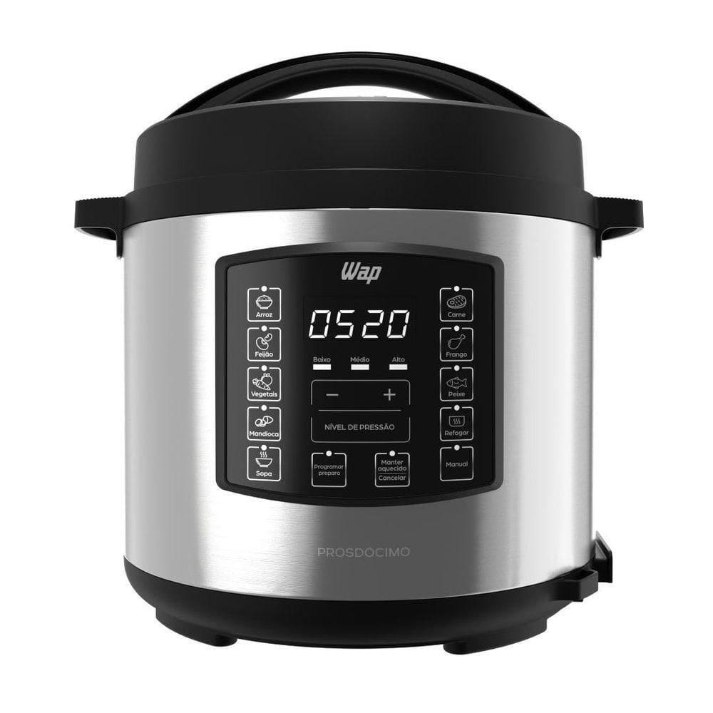 Panela De Pressão Elétrica WAP Wppe1 6l 10 Funções 220V