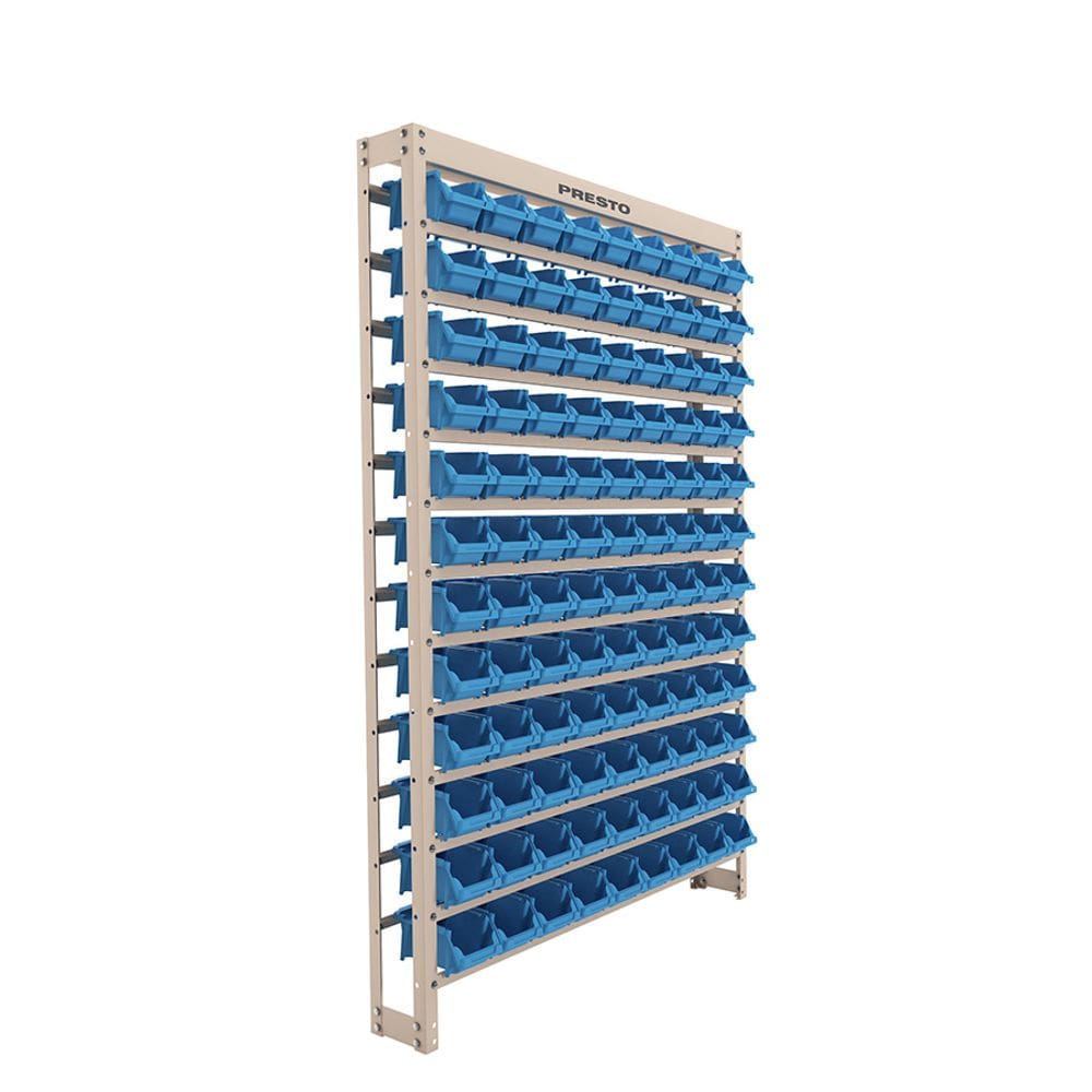 Kit Estante Gaveteiro com 108 Gavetas Nº 3 Azul 93006 - PRESTO