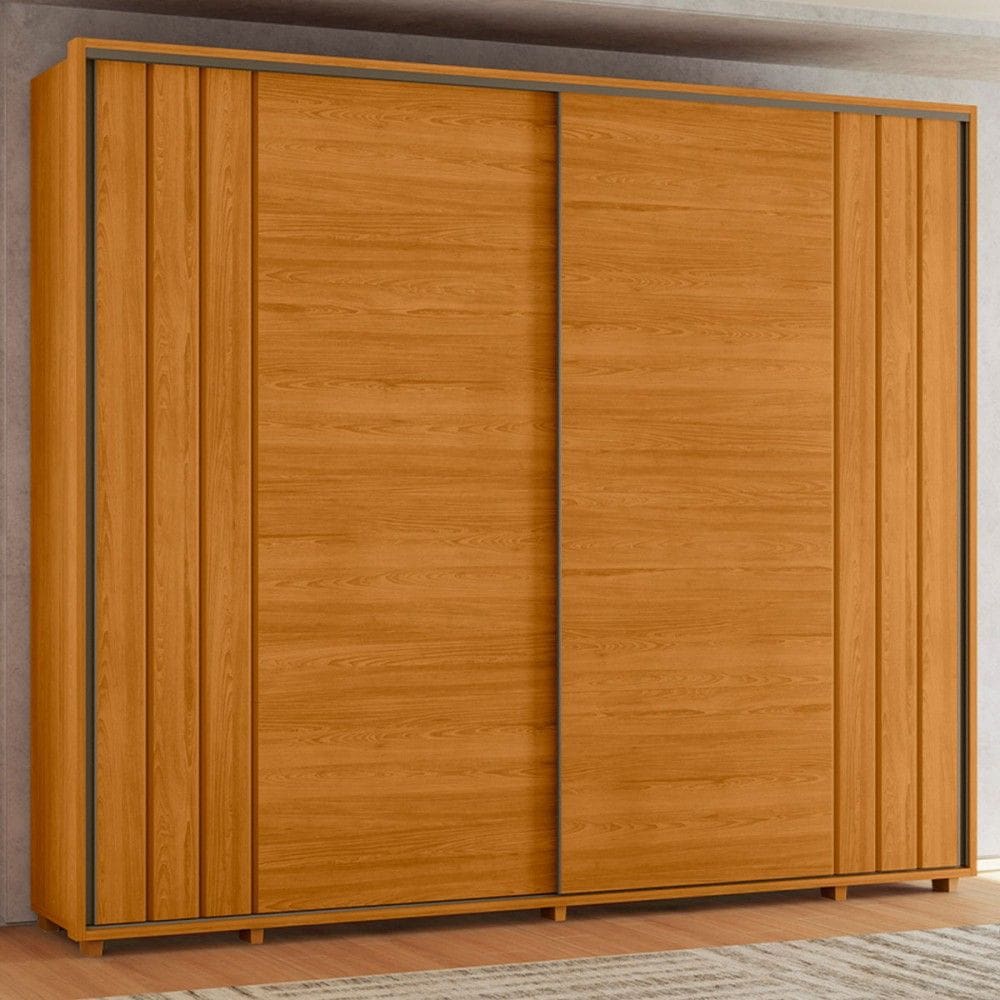 Guarda-Roupa Casala Dali 2 Portas 8 Gavetas 100% Mdf Cinamomo - Madetec