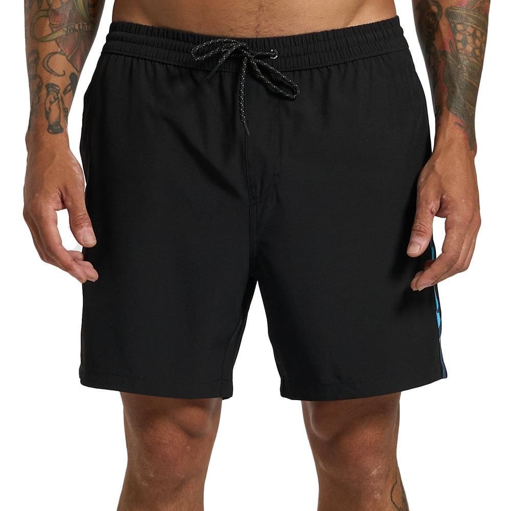 Bermuda Hurley Volley Half Letters SM26 Masculina Preto