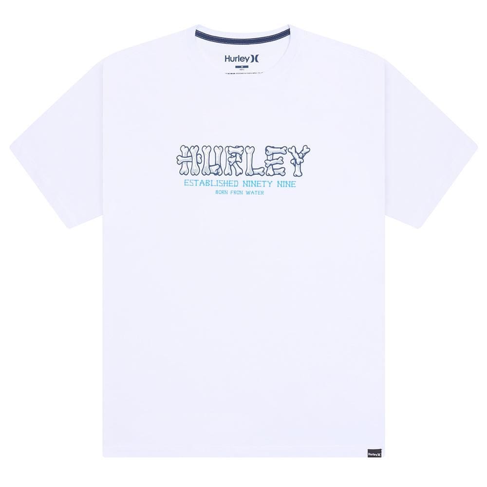 Camiseta Hurley Bones SM26 Masculina Branco