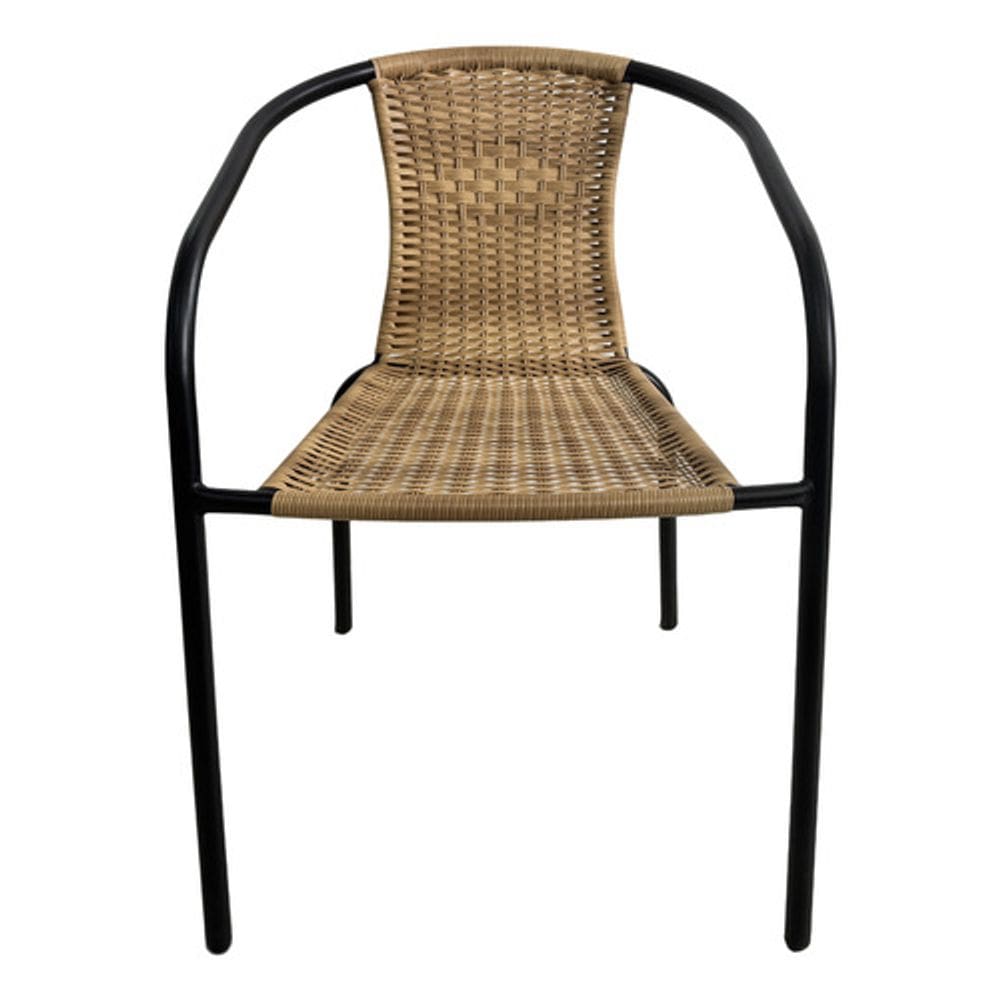 Cadeira De Jardim Aco Fibra Bege Plicosa Interlagos 72x54cm