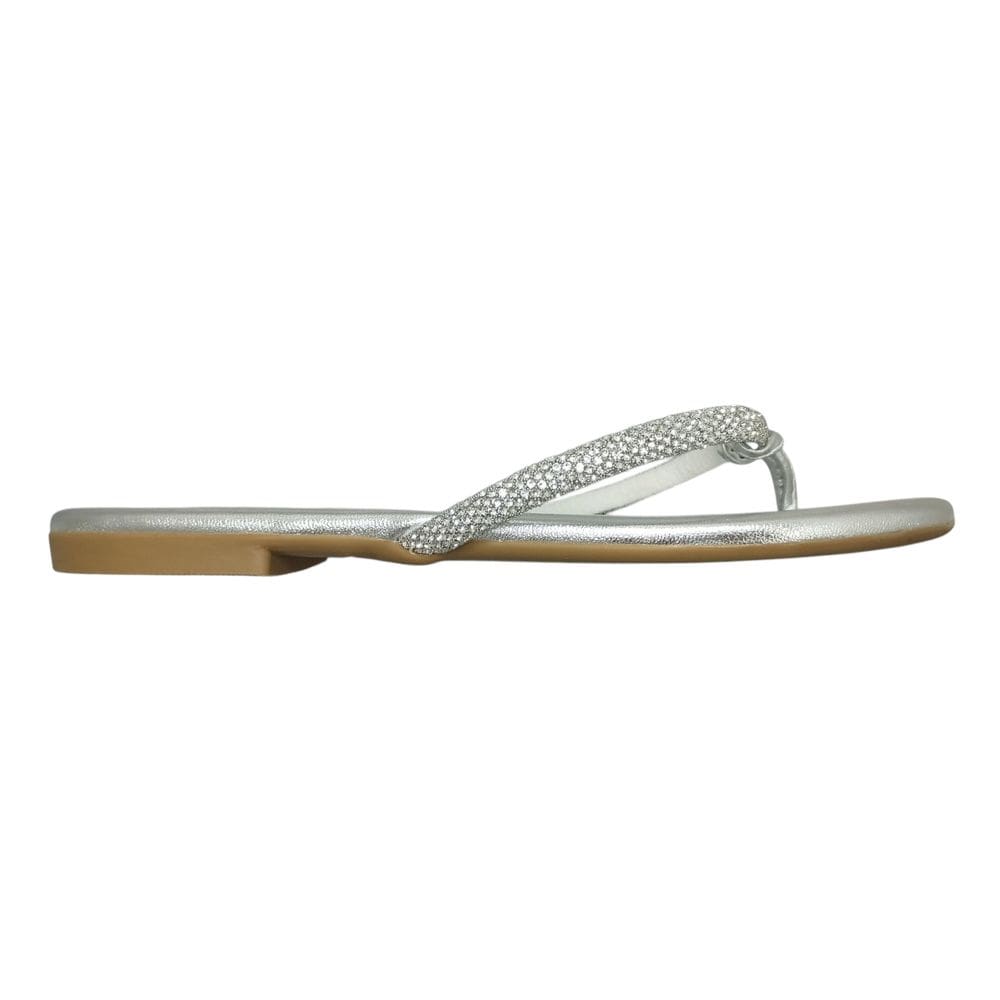 Chinelo De Dedo Feminino Rasteirinha Moleca Brilho 5557.103