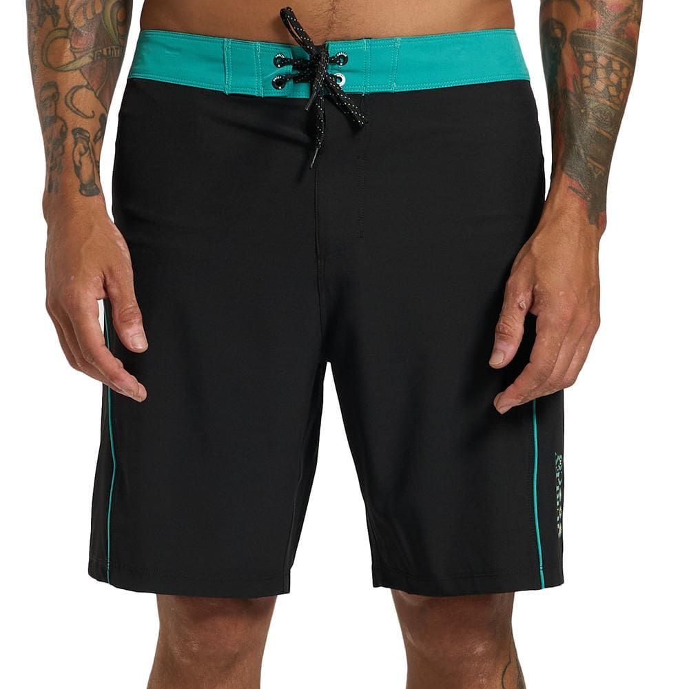 Bermuda Hurley Simple SM26 Masculina Preto