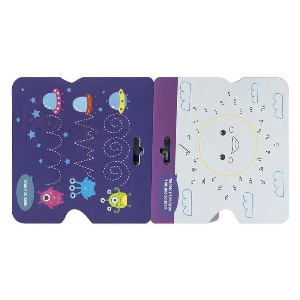 Livro Com Adesivos Fofinhos - Espaco - Happy Books