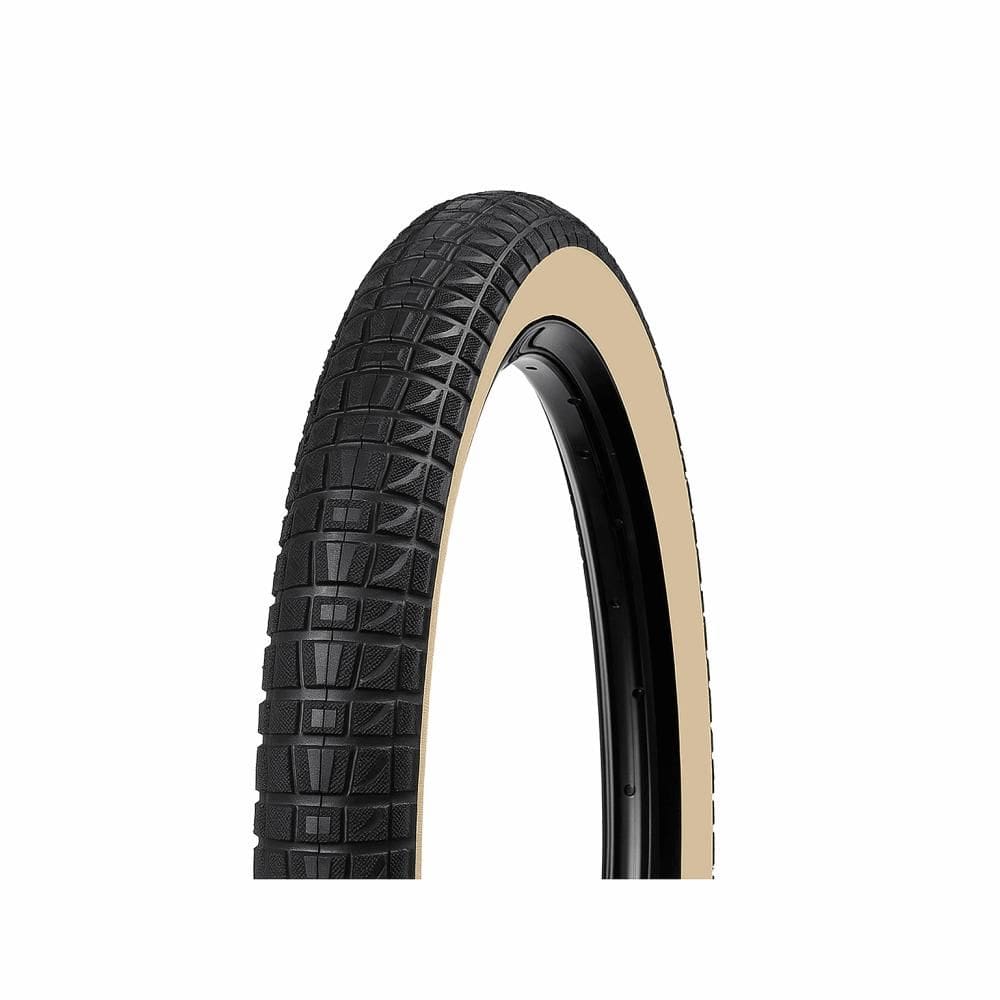 Pneu SRI-56 Cross 20x2.25 Bmx Freestyle Preto com Faixa Bege 45 PSI