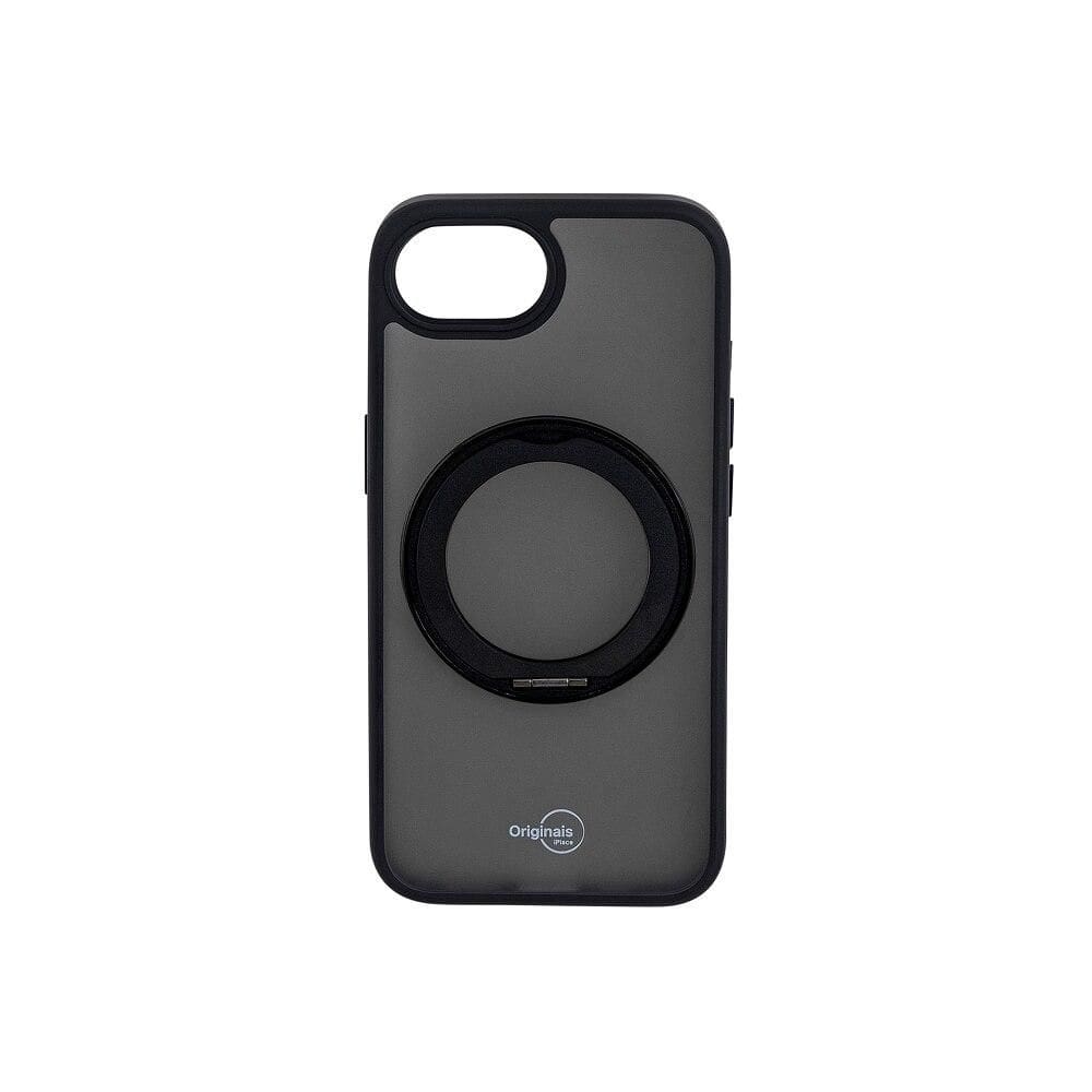 Capa iPhone 16e Originais iPlace, Stand Preta