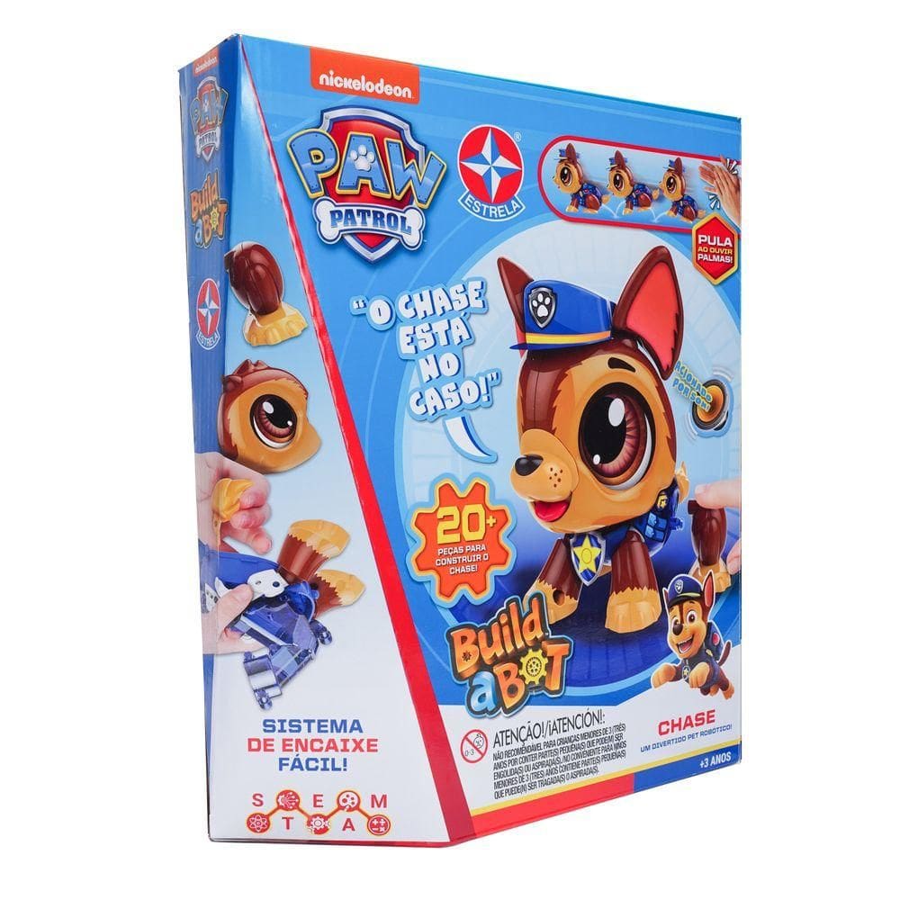 Patrulha Canina Chase Pet Robótico para Montar - Estrela