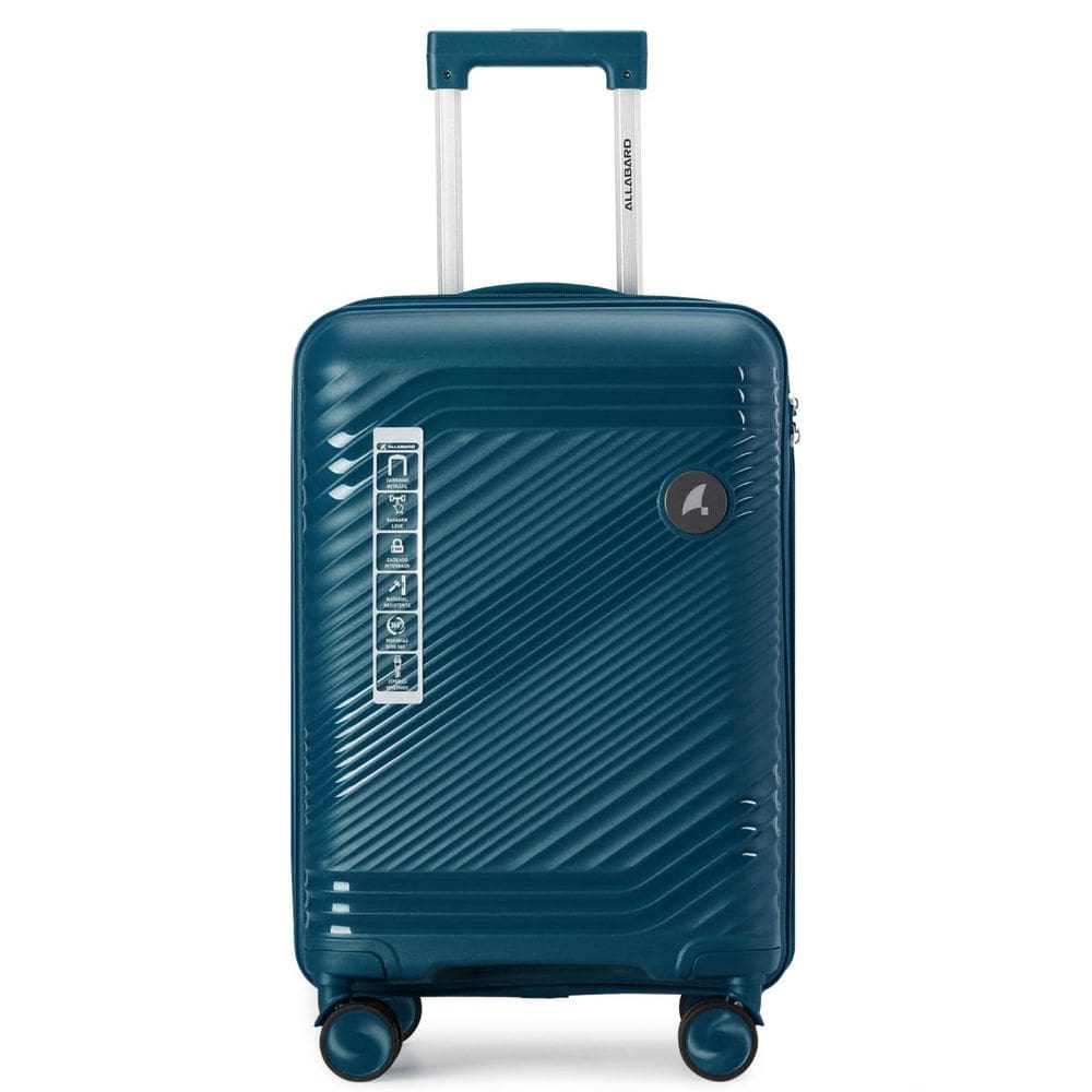 Mala de Viagem 10kg de Bordo em Polipropileno e Zíper Anti Furto com Rodas 360º e Cadeado - Padrão Anac - Allabard