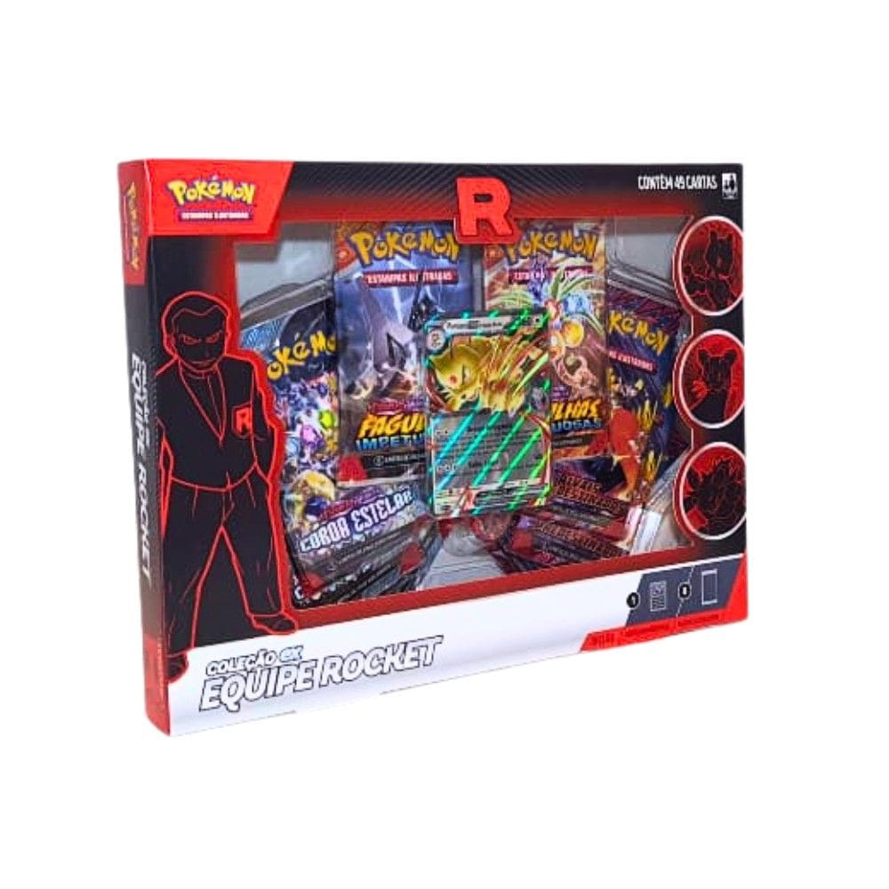 Pokémon Box de Coleção ex Equipe Rocket Jogo de Cartas Copag