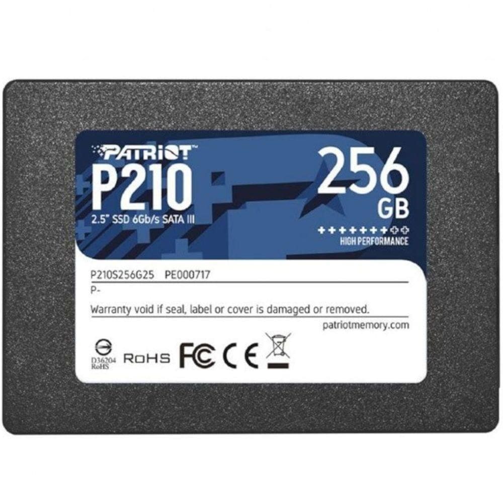 Hd Ssd 256gb - Patriot - Sata Iii - P210s256g25
