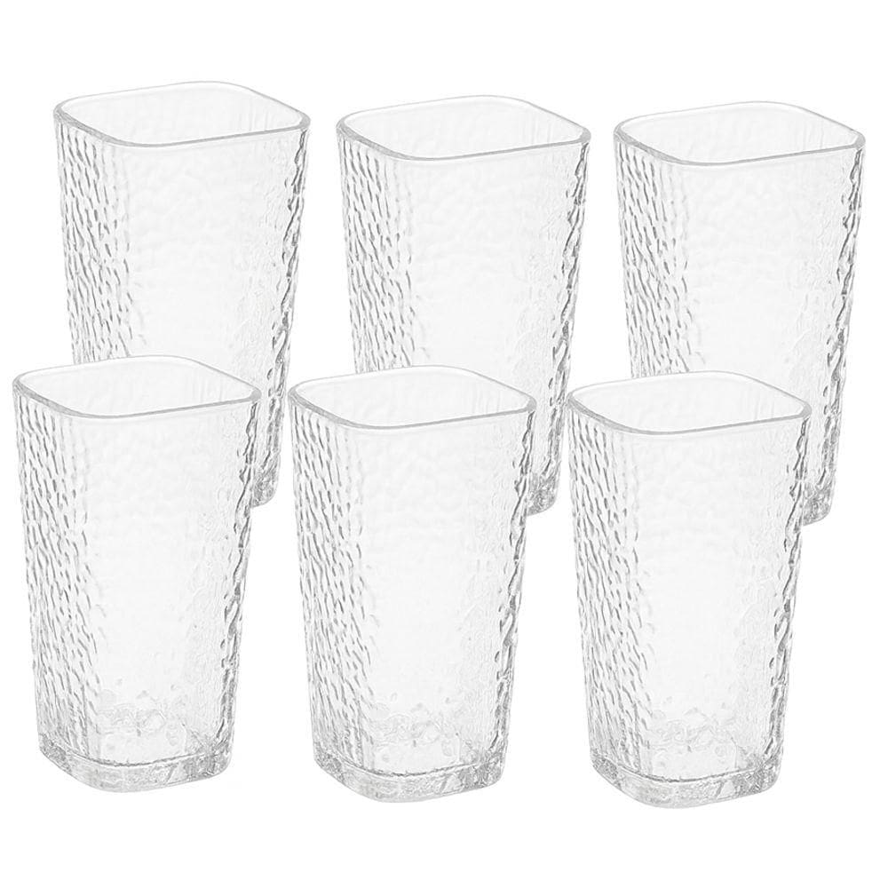 Conjunto de Copos Quadrado 245ml 6 Peças N249041-6 - Quanhe