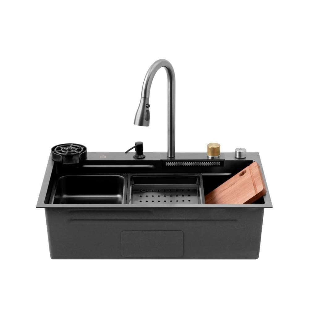 Cuba Gourmet para Cozinha com Acessórios Workstation MaranguáPingoo.casa - Preto