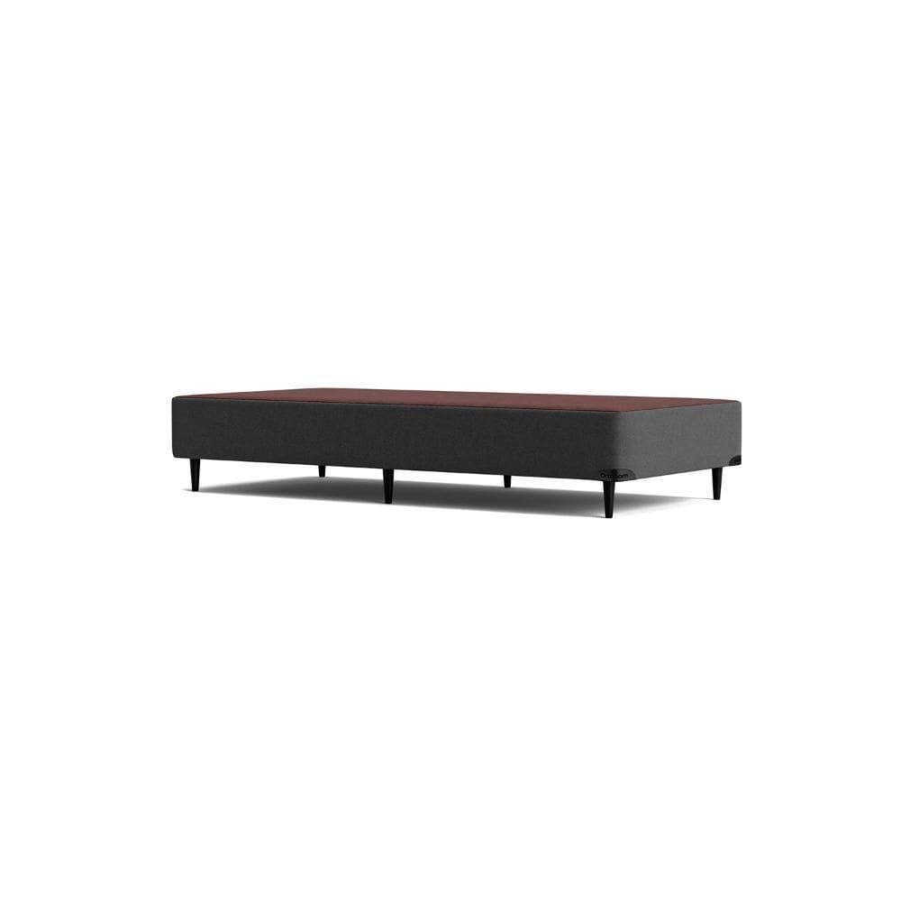 Base Sommier Camurça Cinza Solteiro (88x188x30) - Ortobom