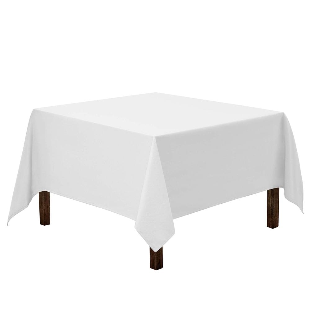 Toalha de mesa Gee Di Moda Square 216x216cm Poliéster Branco