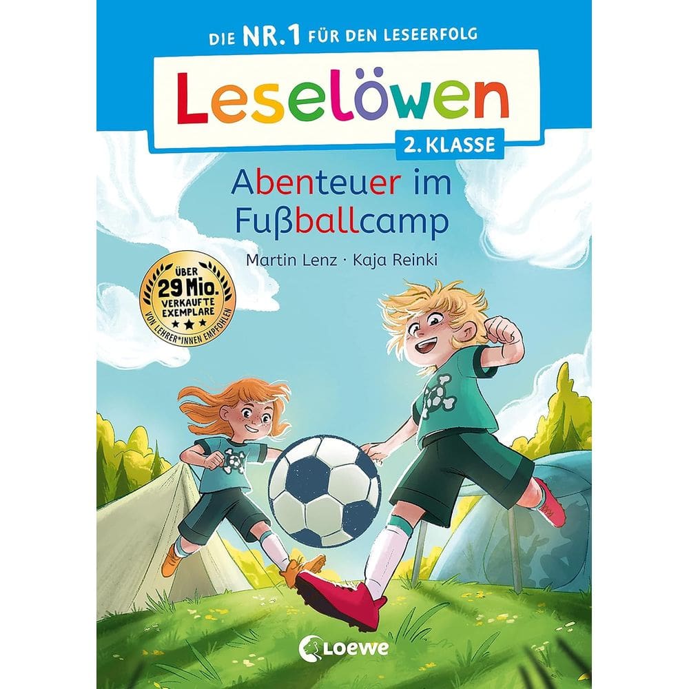 Leselowen 2. Klasse - Abenteuer Im Fuballcamp: Die Nr. 1 für den Leseerfolg - Mit Leselernschrift ABeZeh - (Livraria Alemã) por Martin Lenz (Autor)