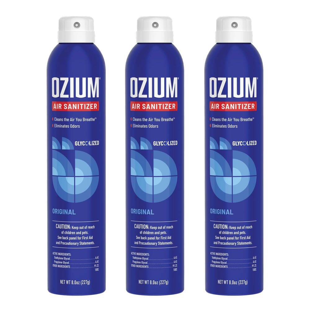 Desinfetante de ar e eliminador de odores Ozium 240 mL Perfume autêntico