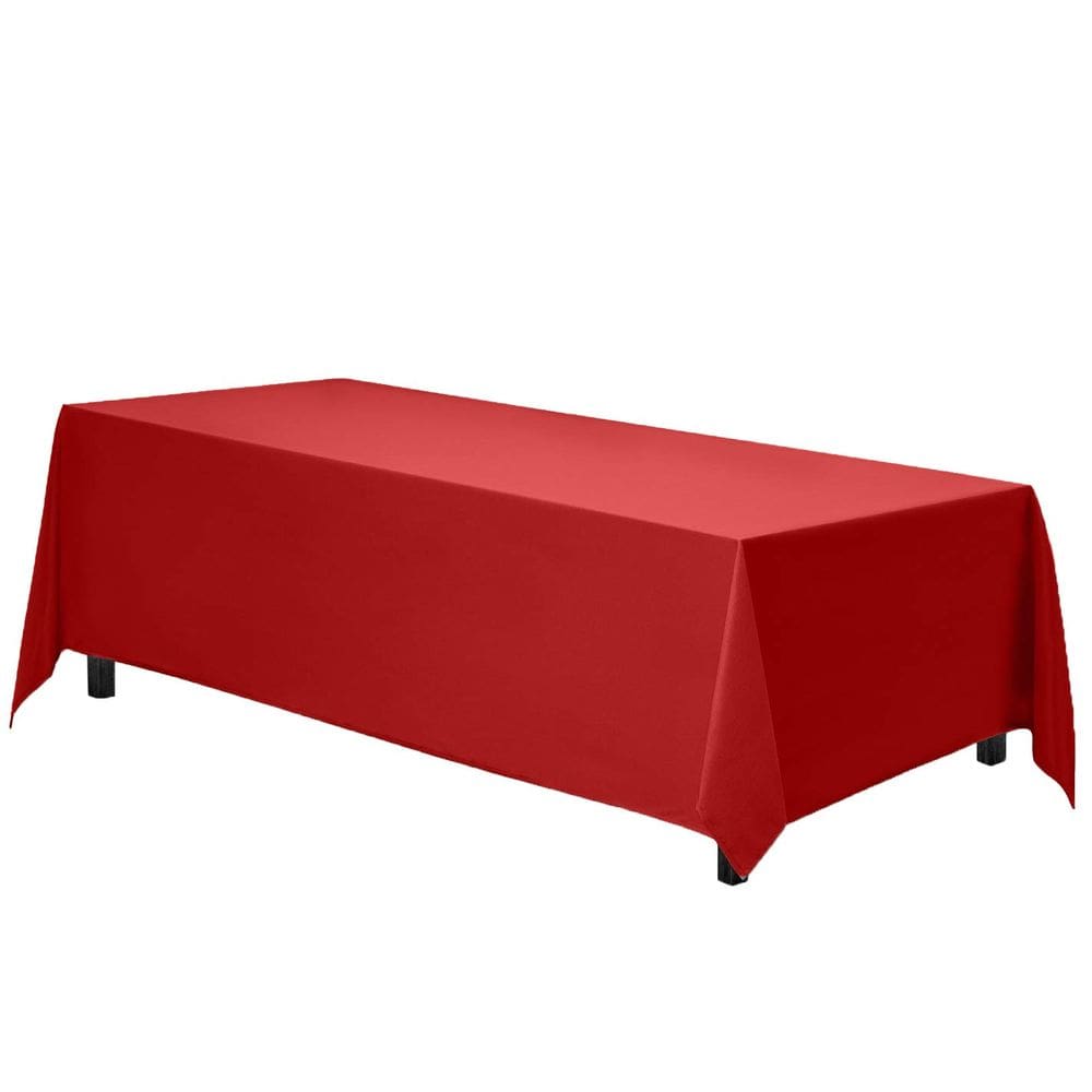 Toalha de mesa Gee Di Moda Retangular 70x120cm Poliéster Vermelho