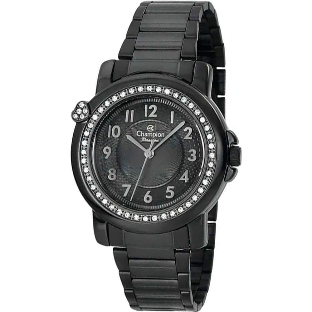 Relógio CHAMPION feminino analógico preto CN28660C