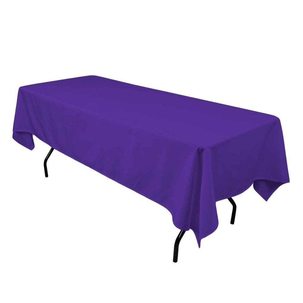 Toalha de mesa Gee Di Moda Retangular 152x259cm Poliéster Roxo