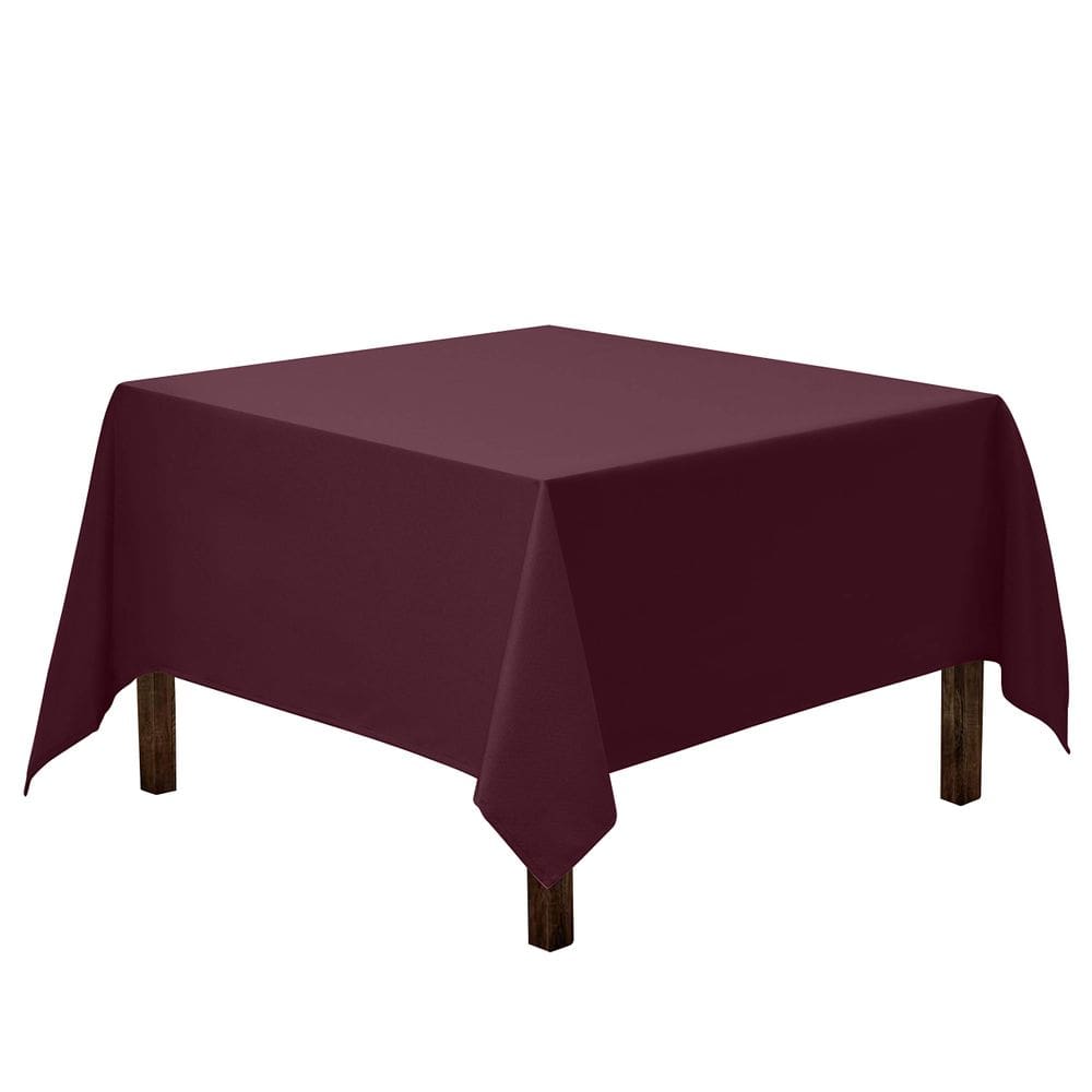 Toalha de mesa Gee Di Moda quadrada 70x70cm Poliéster Borgonha