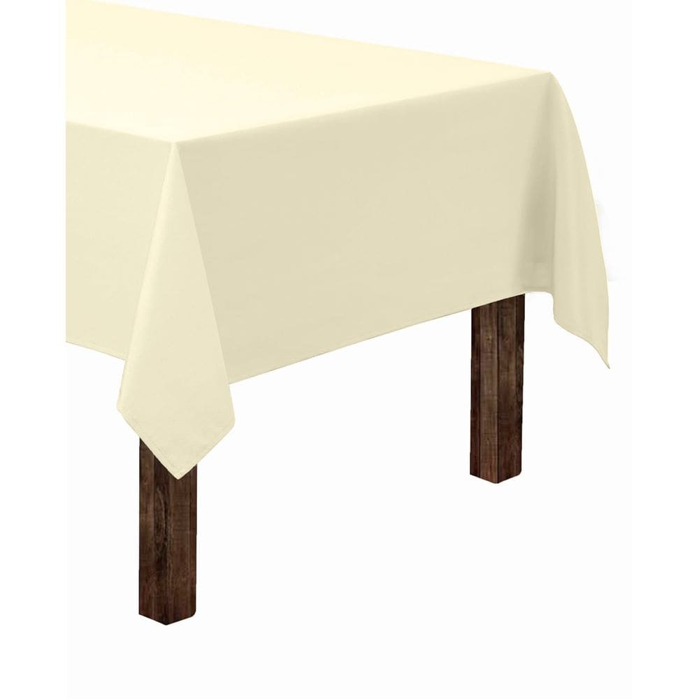 Toalha de mesa Gee Di Moda Retangular 150x210cm Poliéster Marfim